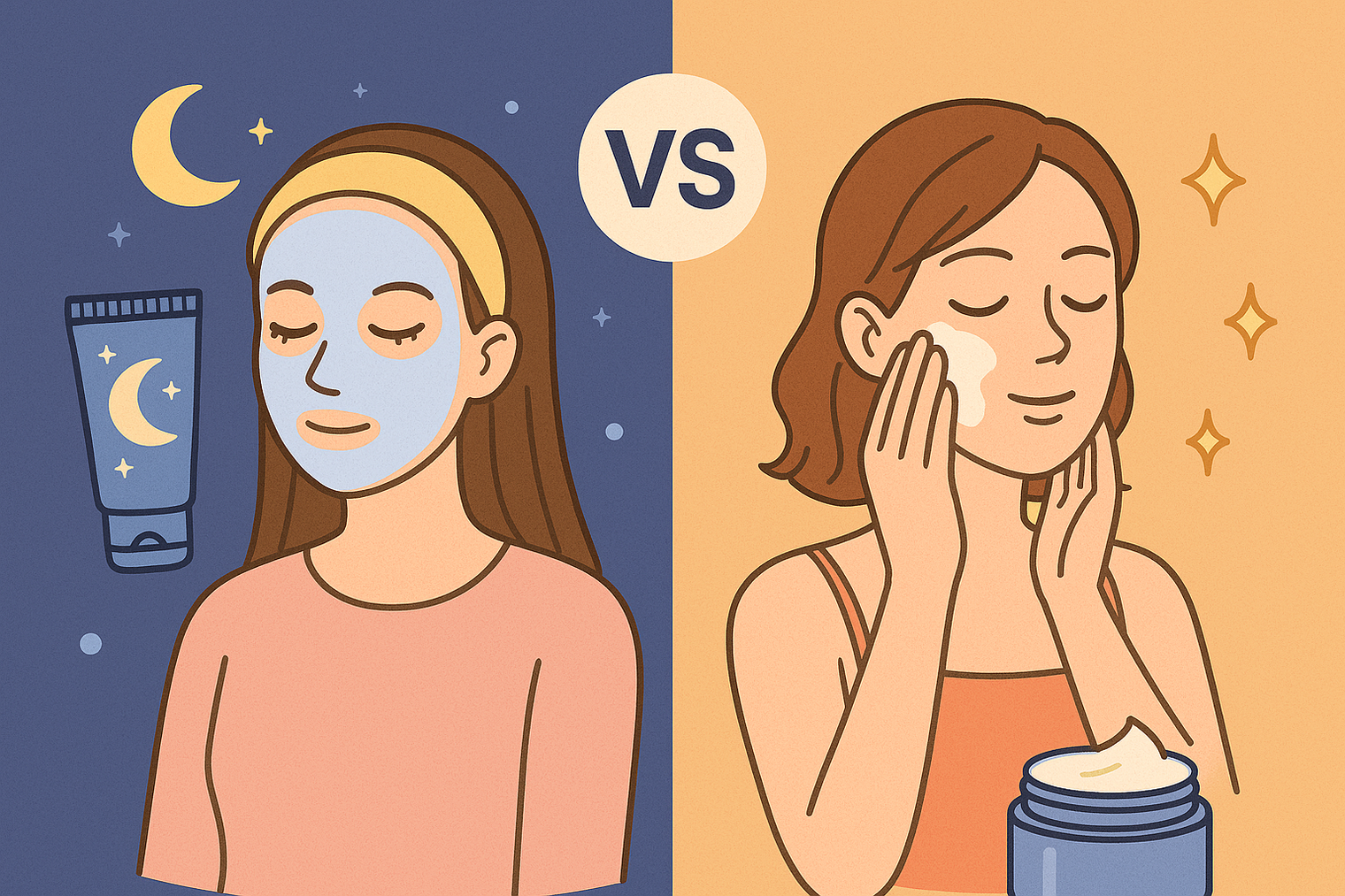 晚安面膜VS保濕面膜:差異解析,選擇最適合你的肌膚保養法