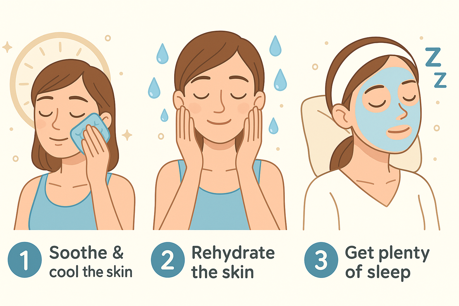 曬前曬後的肌膚保養,3個小撇步養出穩定肌