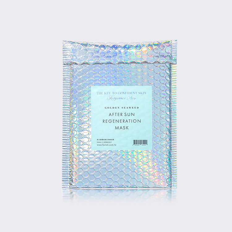LOVISM 黃金藻曬後賦活羽絨面膜 10入裝